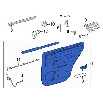 Toyota OE - Rear Left Outer Door Outer Panel