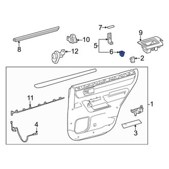Toyota OE - Door Interior Trim Panel Grommet