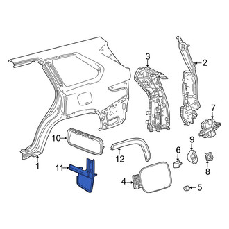 Toyota OE - Rear Right Mud Flap