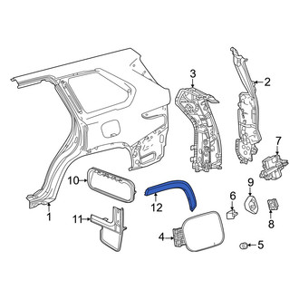 Toyota OE - Rear Left Rearward Wheel Arch Molding