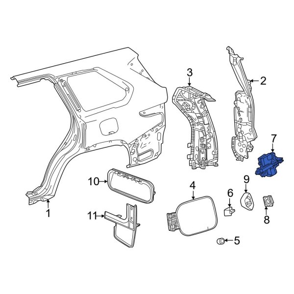 Fuel Door Latch