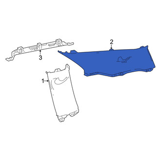 Toyota OE - Left Body D-Pillar Trim Panel