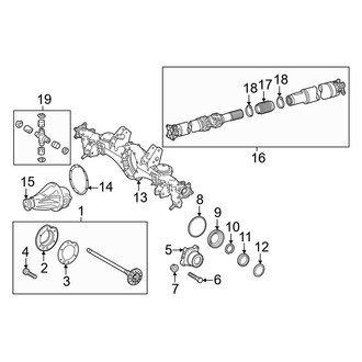 Toyota OE - Rear Suspension - Axle & Differential