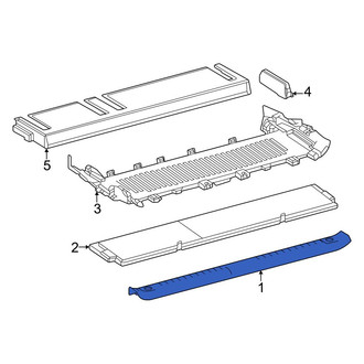 Toyota OE - Rear Liftgate Trim Scuff Plate