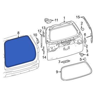 Toyota OE - Rear Hatch Seal