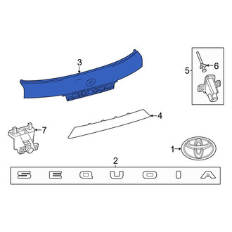 Toyota OE - Rear Upper Liftgate Finish Panel