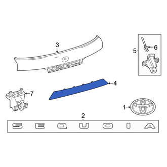 Toyota OE - Rear Lower Liftgate Finish Panel