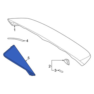 Toyota OE - Rear Left Spoiler