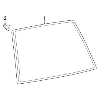Toyota OE - Back Door - Glass & Hardware (Gas)