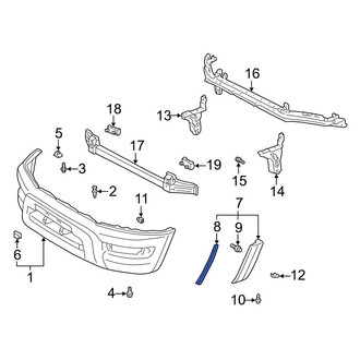 Toyota OE - Front Bumper Trim