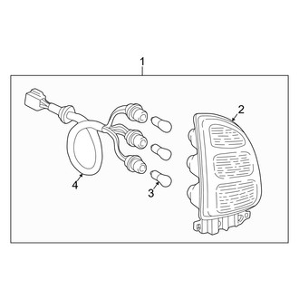 Toyota OE - Rear Lamps - Tail Lamps (Gas)