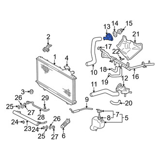 Toyota OE - Engine Coolant Thermostat Housing