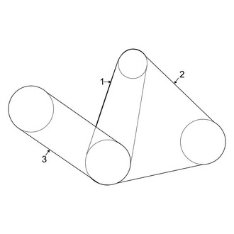 Toyota OE - Cooling - Belts (2.0L Gas)