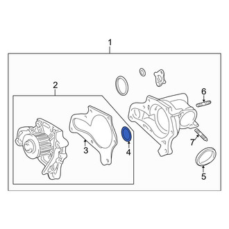 Toyota OE - Engine Water Pump O-Ring
