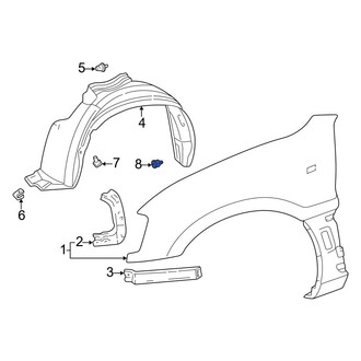 Toyota OE - Fender Liner Grommet