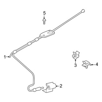 Toyota OE - Electrical - Antenna (Gas)
