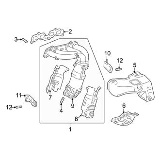 Toyota OE - Exhaust System - Manifold (California), (Gas)
