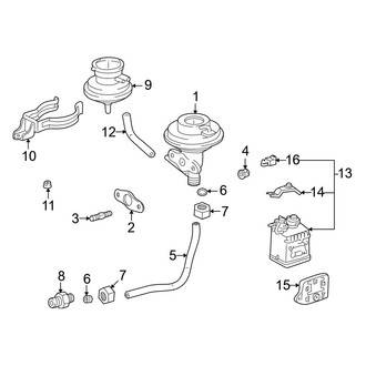 Toyota OE - Emission System - Emission Components