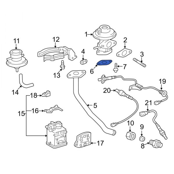 Exhaust Gas Recirculation (EGR) Tube Gasket