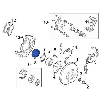 Toyota OE - Front Wheel Seal