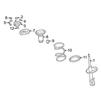 Toyota OE - Front Suspension - Struts & Components (Gas)