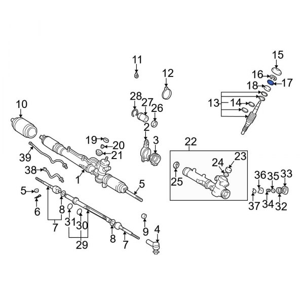 Rack and Pinion Seal