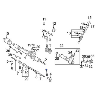 Toyota OE - Steering Tie Rod Nut