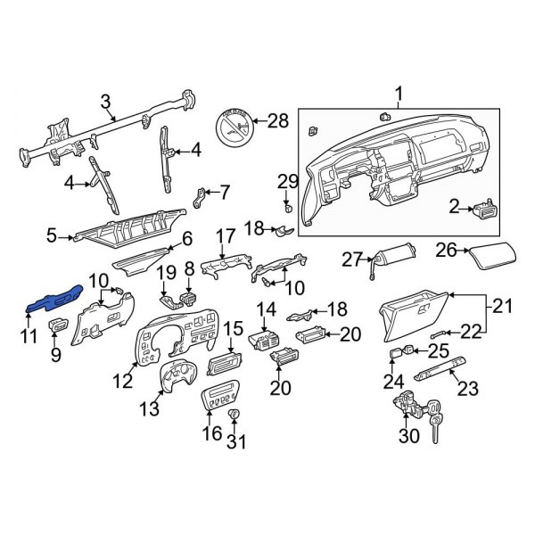 Instrument Panel Pocket