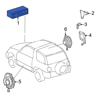 Toyota OE - Radio Control Unit