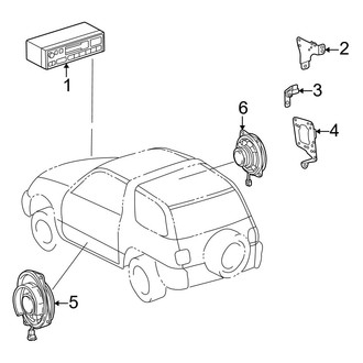 Toyota OE - Instrument Panel - Sound System (Gas)