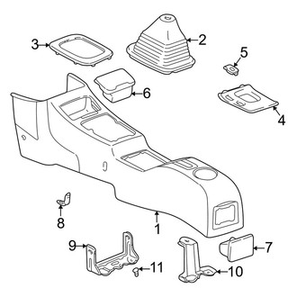 Toyota OE - Console (FWD Standard Tr)