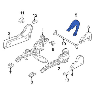 Toyota OE - Left Outer Seat Track Cover