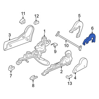 Toyota OE - Left Inner Seat Track Cover