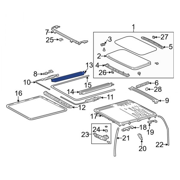 Sunroof Frame