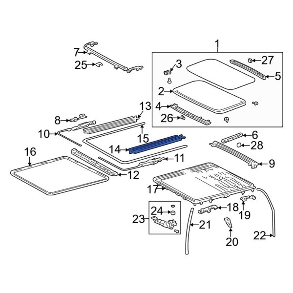 Sunroof Frame