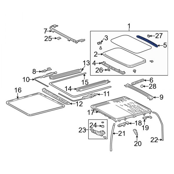 Sunroof Molding