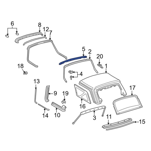 Convertible Top Retainer