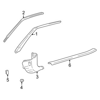 Toyota OE - Pillars, Rocker & Floor - Interior Trim (2 Doors)