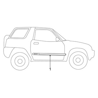 Toyota OE - Stripe Tape (Type 3), (4 Doors Gas)