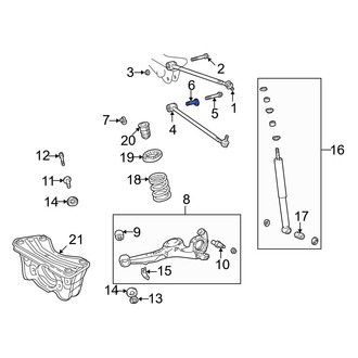 Toyota OE - Rear Alignment Camber Adjusting Eccentric