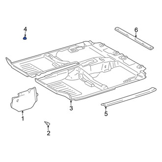 Toyota OE - Front Floor Carpet Clip