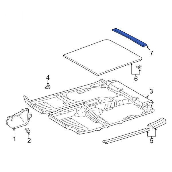 Liftgate Trim Scuff Plate