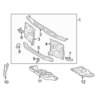 Toyota OE - Cooling - Radiator Support (2.7L)