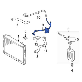 Toyota OE - Engine Coolant Bypass Pipe
