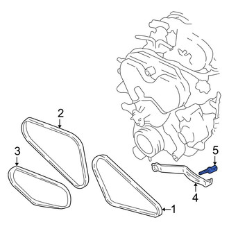 Toyota OE - Belt Tensioner Adjustment Bar