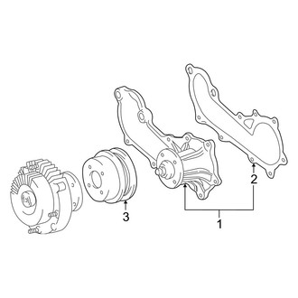 Toyota OE - Cooling - Water Pump (2.7L)