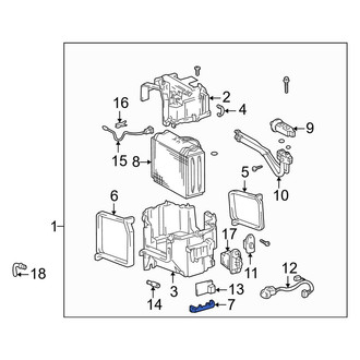 Toyota OE - HVAC Unit Case Cover