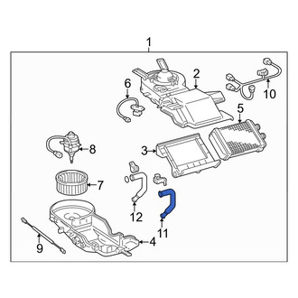 Toyota OE - HVAC Heater Hose