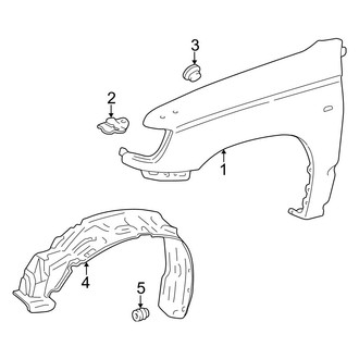 Toyota OE - Fender & Components