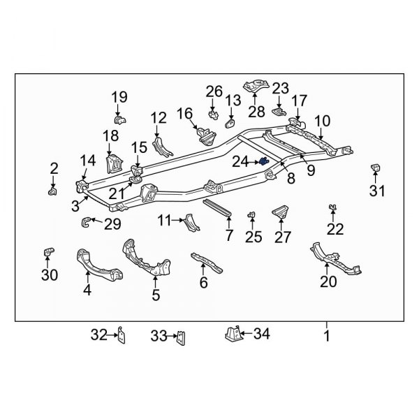 Fuel Tank Strap Bracket